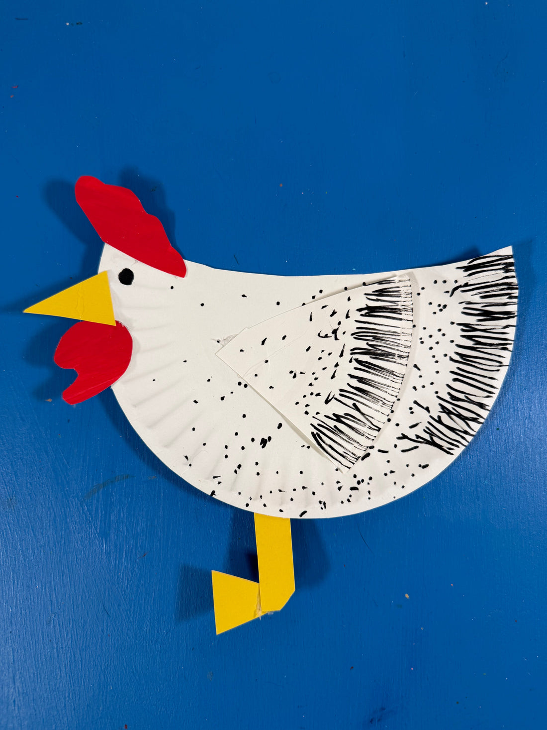 Paper Plate Chicken Craft for Kids (Free Template!)