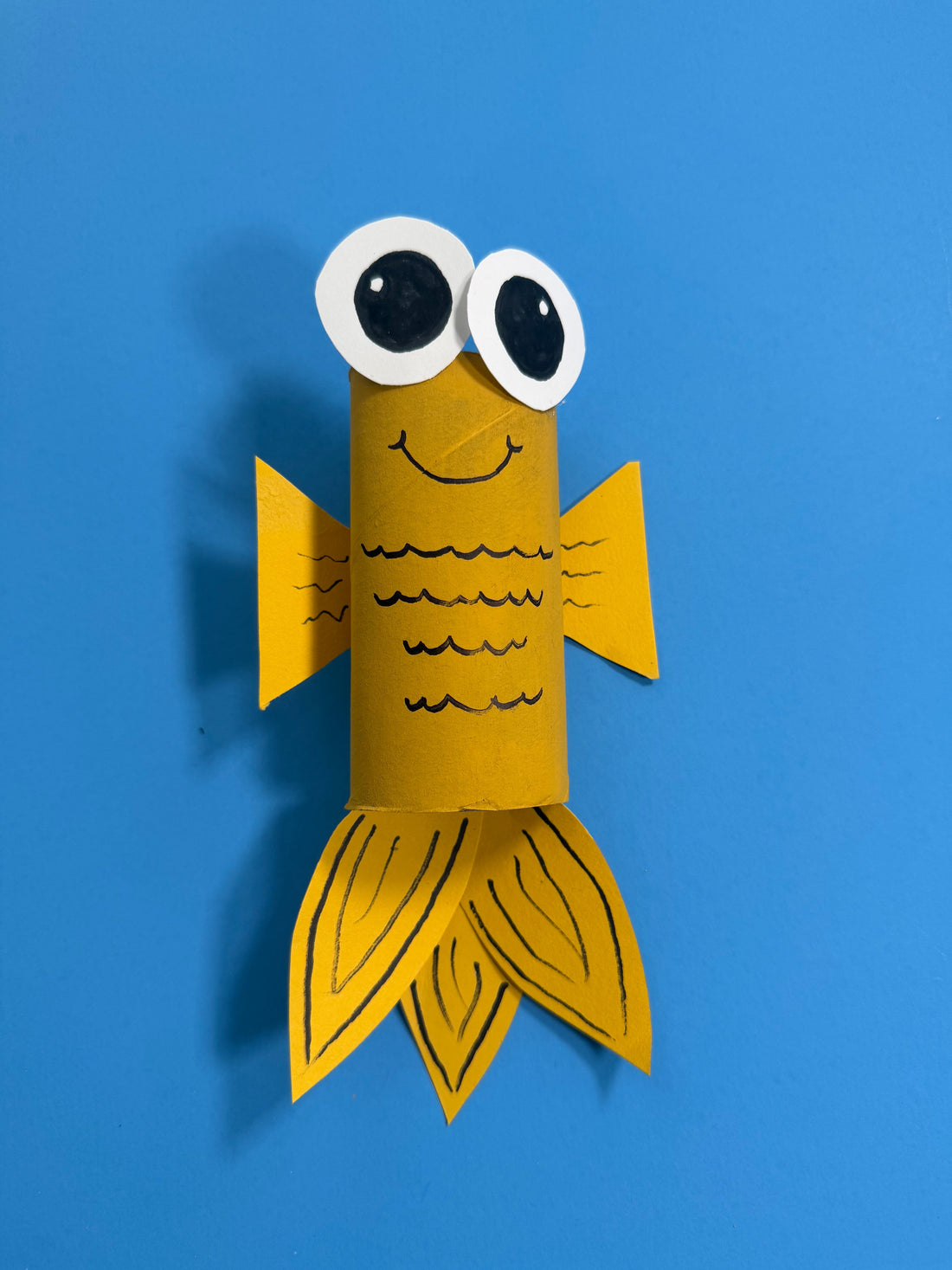 Goldfish Toilet Roll Craft for Kids – Free Template