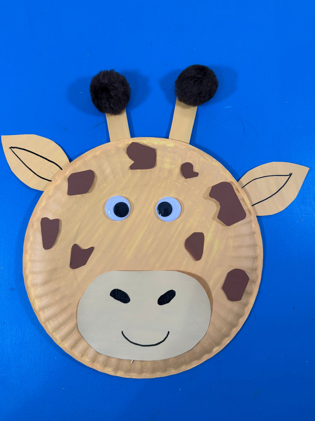 Paper Plate Giraffe Craft for Kids – Free Template