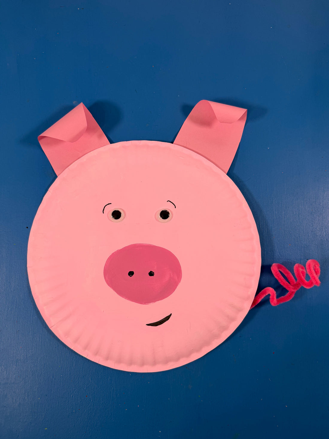 Easy Paper Plate Pig Craft for Kids (Free Template!)