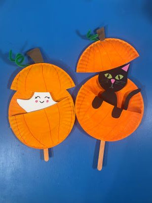 Pop Up Ghost/Cat Pumpkin