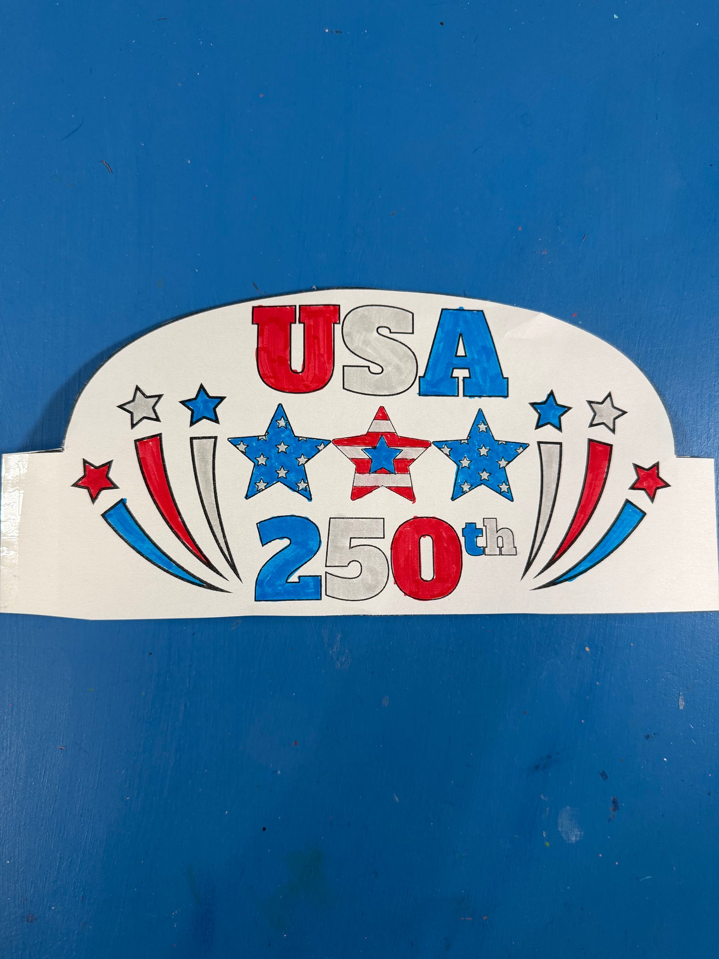 4th of July Headband Craft for Kids – Free Template