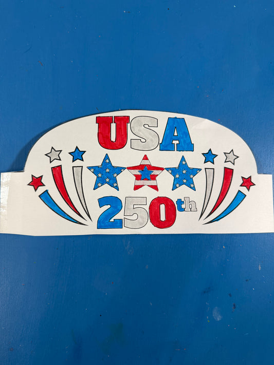 4th of July Headband Craft for Kids – Free Template