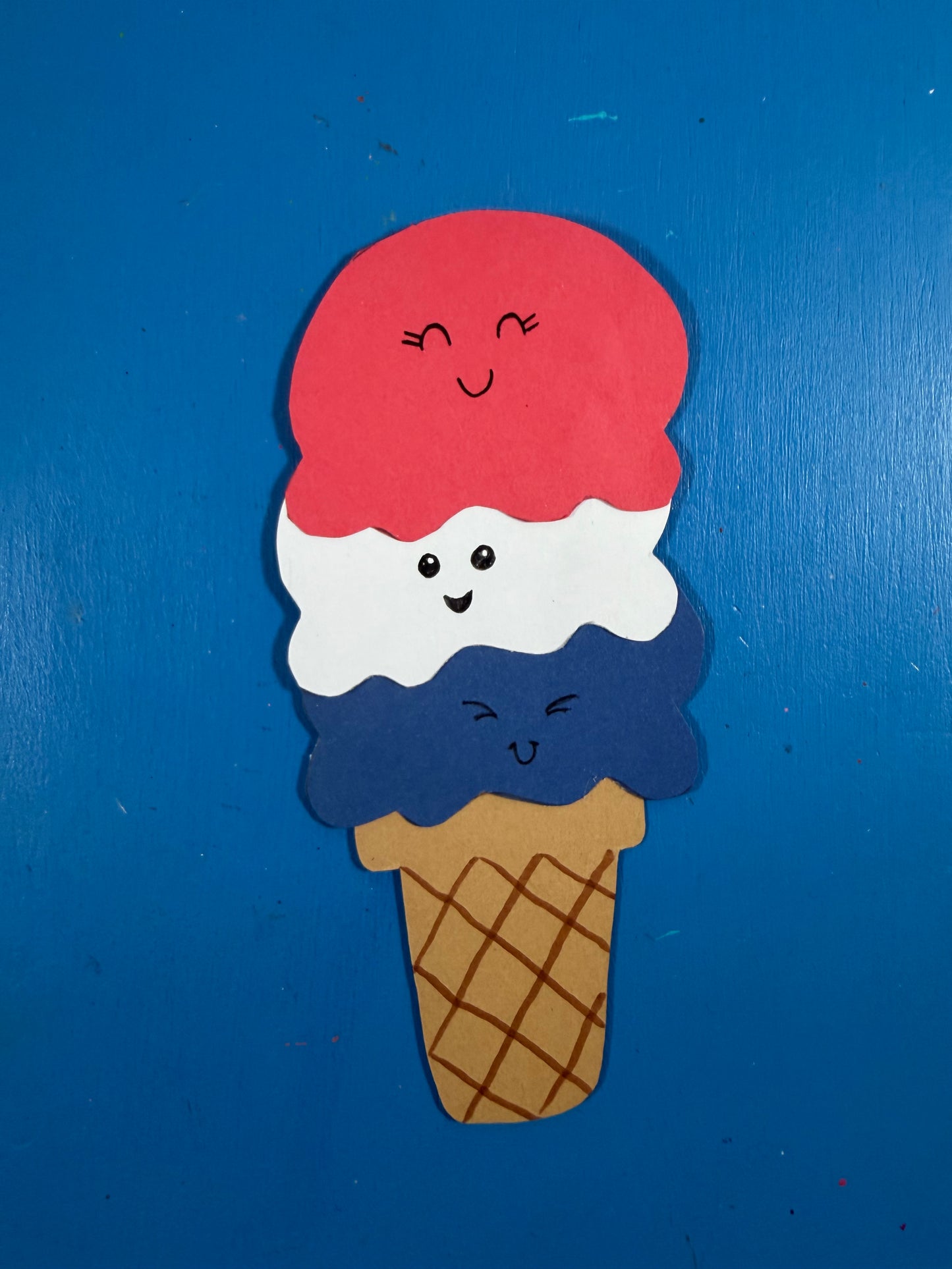 USA Ice Cream Craft for Kids