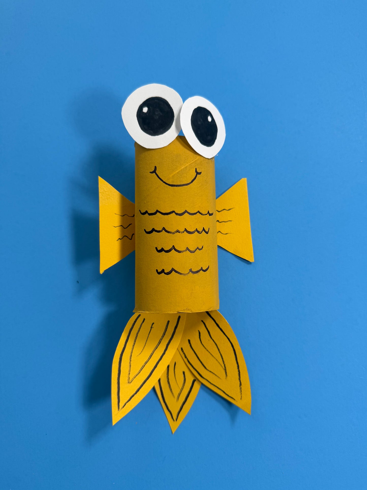 Goldfish Toilet Roll Craft for Kids