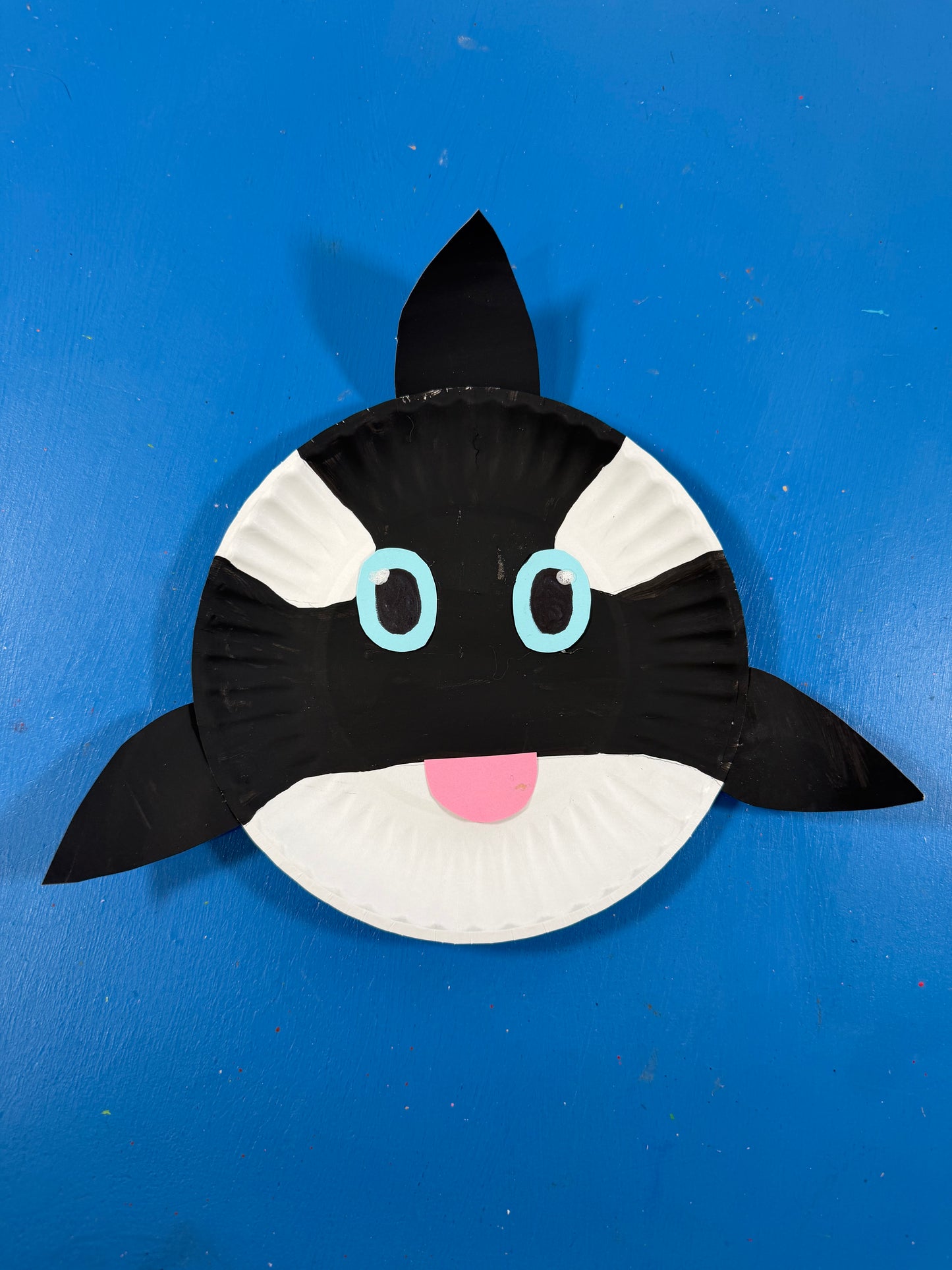 Paper Plate Orca Craft for Kids – Free Template