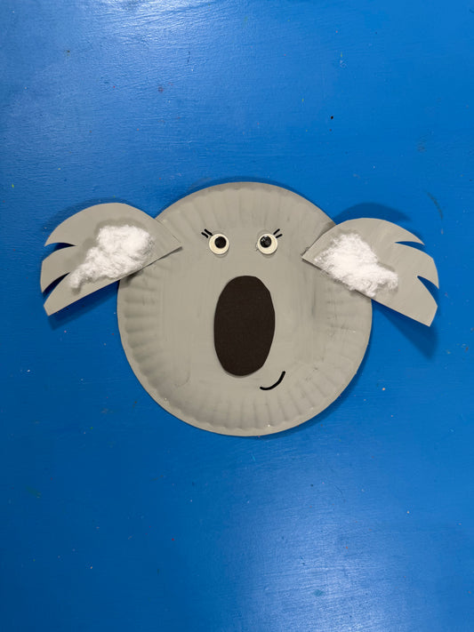 Totally Koala-fied Paper Plate Koala Craft for Kids (Free Template!)