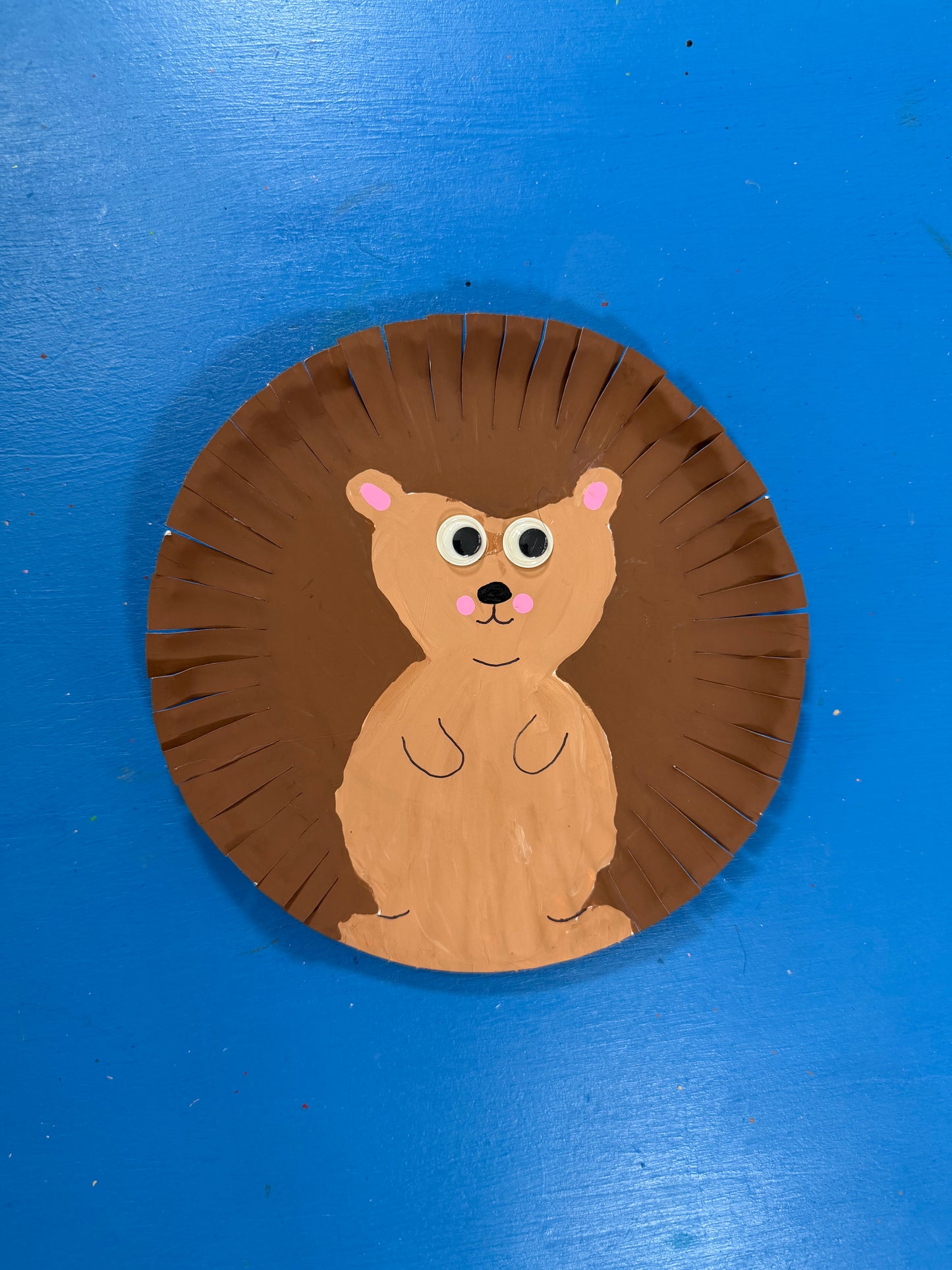Paper Plate Hedgehog Craft for Kids – Free Template (Stay Sharp!)