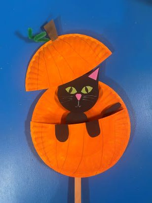 Pop Up Ghost/Cat Pumpkin