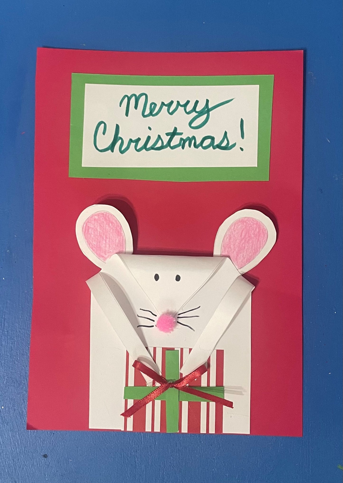 Christmas Mouse Card