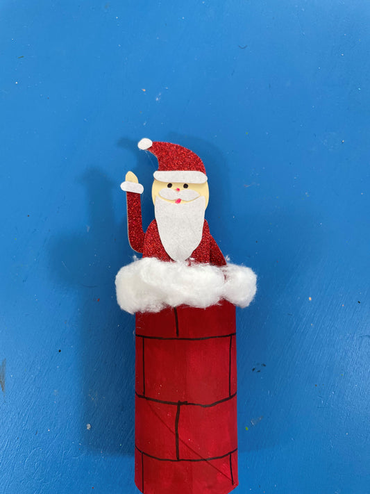 Santa In A Chimney