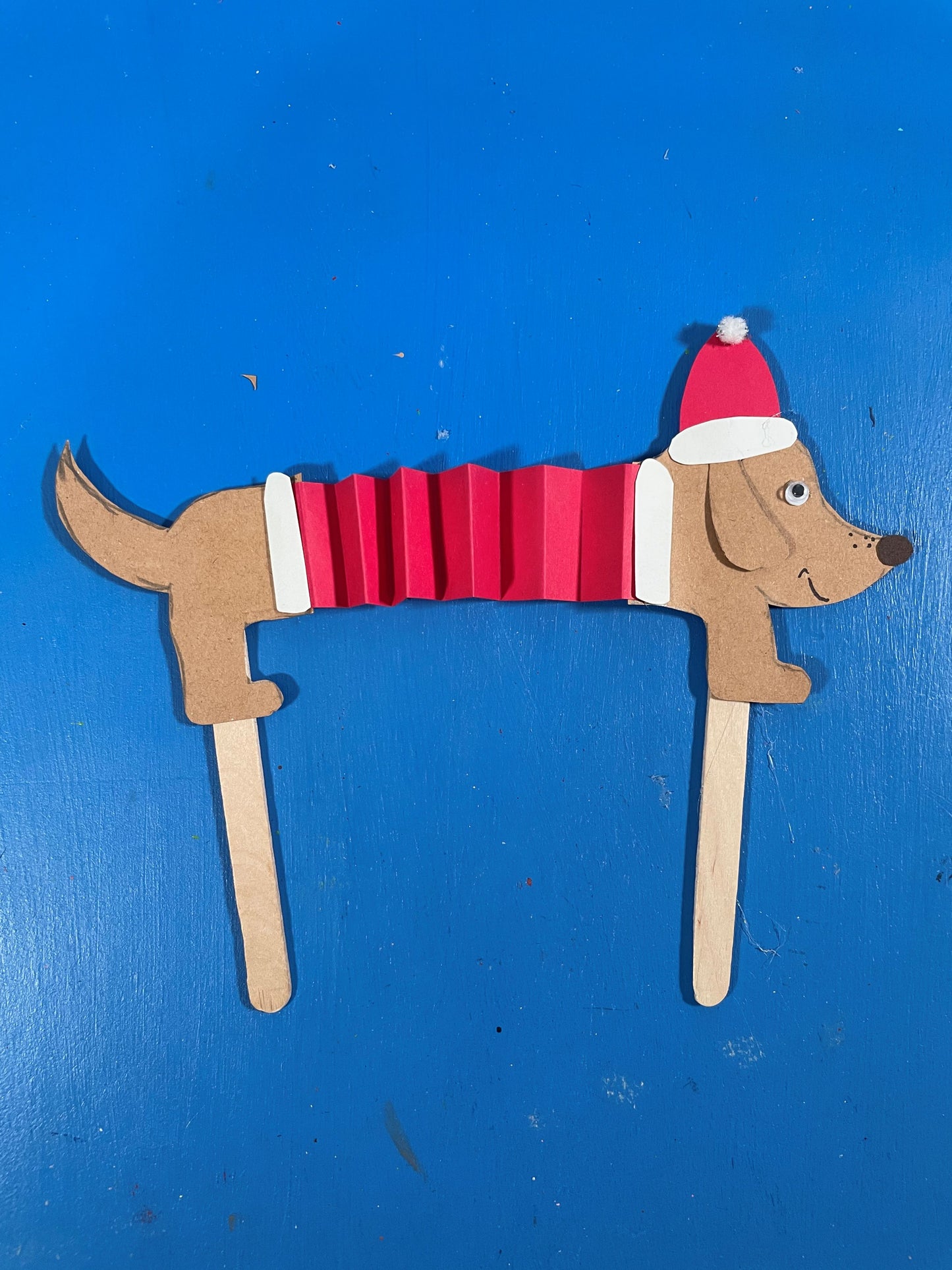 Winter Weiner Dog